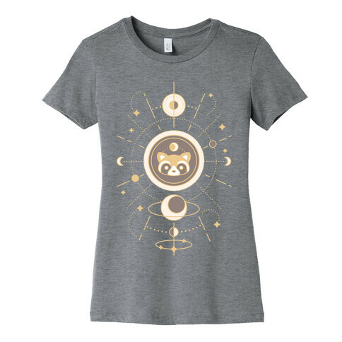Raccoon Moon Womens T-Shirt