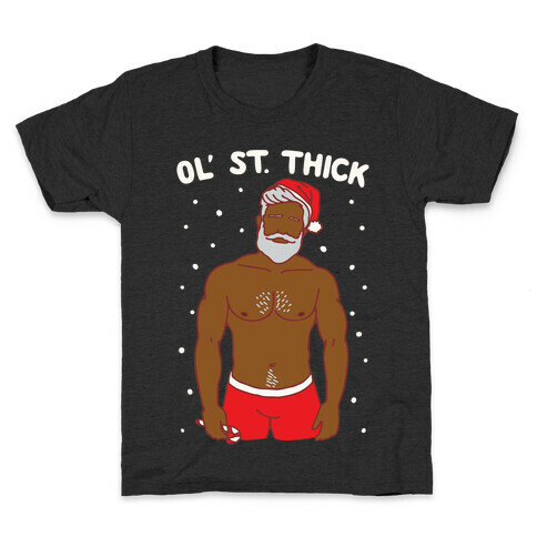 Ol' St. Thick Parody White Print Kids T-Shirt