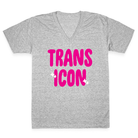Trans Icon V-Neck Tee Shirt