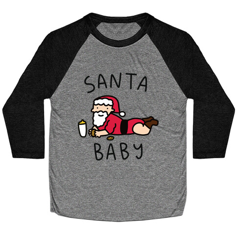 Santa Baby Baseball Tee