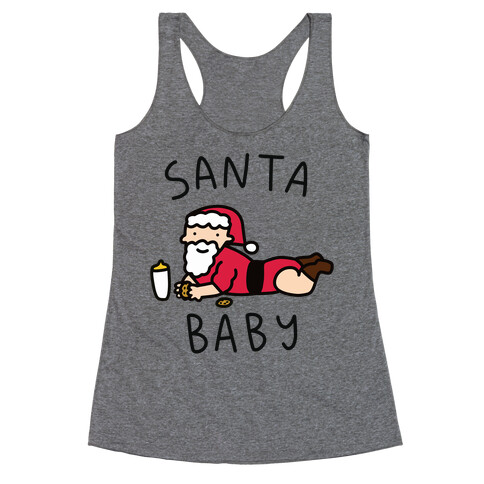 Santa Baby Racerback Tank Top