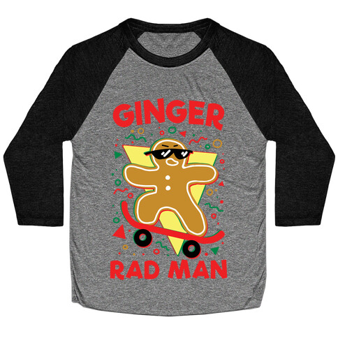 Ginger Rad Man Baseball Tee