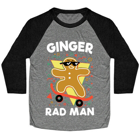 Ginger Rad Man Baseball Tee