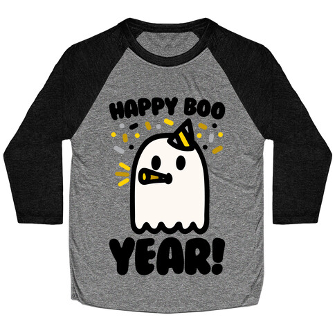 Happy Boo Year Baseball Tee