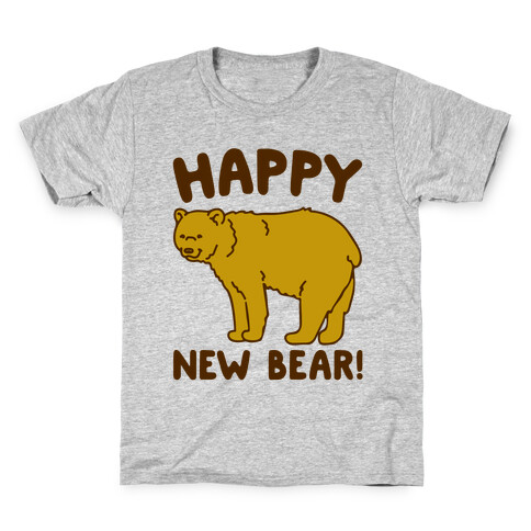 Happy New Bear  Kids T-Shirt