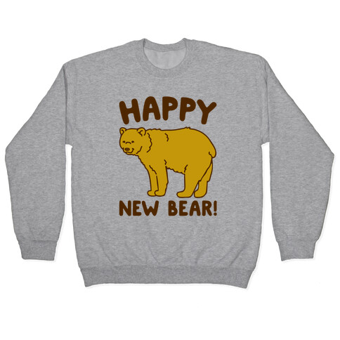 Happy New Bear  Pullover