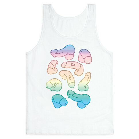 Pastel Penis Pattern Tank Top