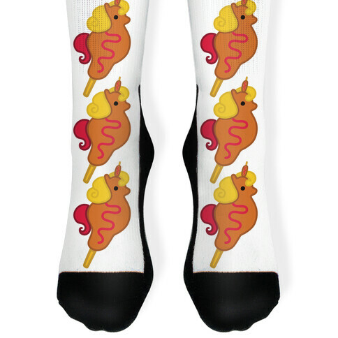 Uni-Corndog Sock