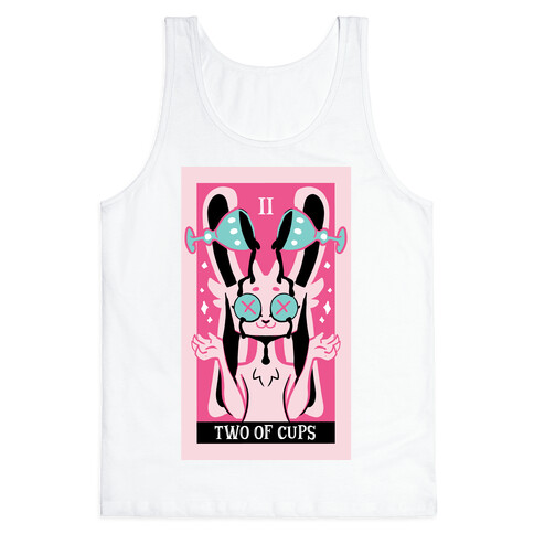 Creepy Cute Tarots: Two Of Cups Tank Top