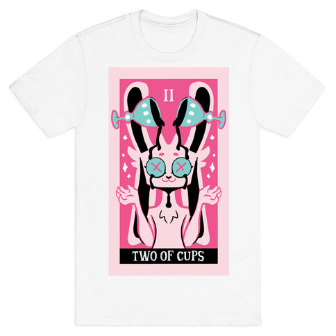 Creepy Cute Tarots: Two Of Cups T-Shirt