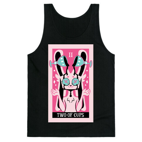 Creepy Cute Tarots: Two Of Cups Tank Top