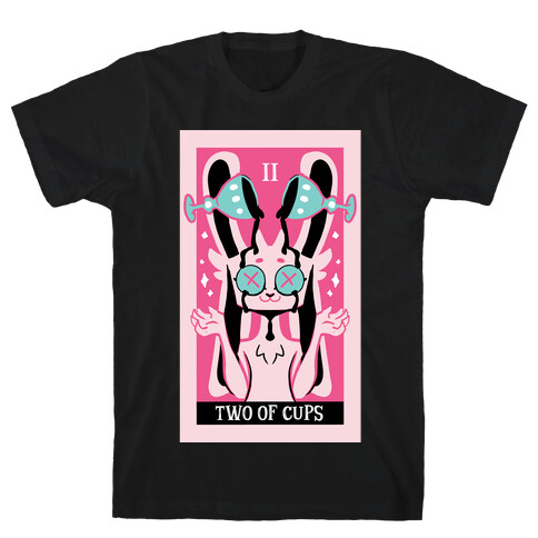 Creepy Cute Tarots: Two Of Cups T-Shirt