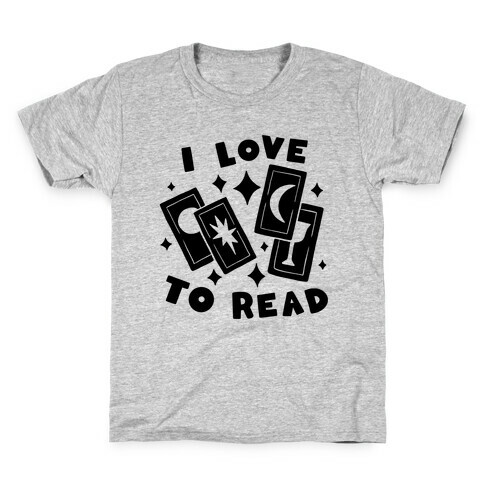 I Love To Read Tarot Kids T-Shirt