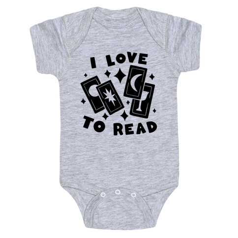 I Love To Read Tarot Baby One-Piece