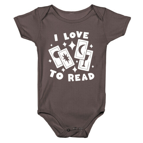 I Love To Read Tarot Baby One-Piece