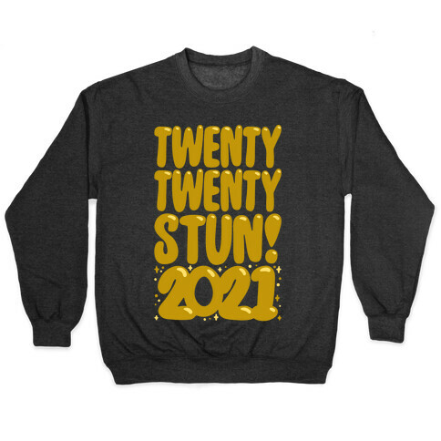 Twenty Twenty Stun 2021 White Print Pullover
