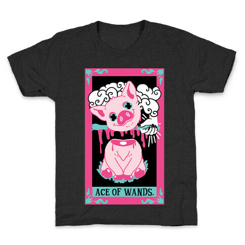 Creepy Cute Tarots: Ace of Wands Kids T-Shirt