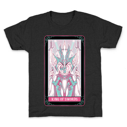 Creepy Cute Tarots: King of Swords Kids T-Shirt