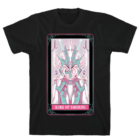 Creepy Cute Tarots: King of Swords T-Shirt