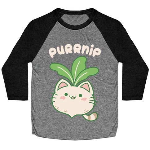 Purrnip Baseball Tee