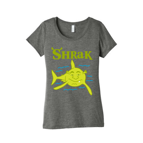 Shrak Shrek The Shark Womens T-Shirt