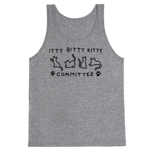 Itty Bitty Kitty Committee Tank Top