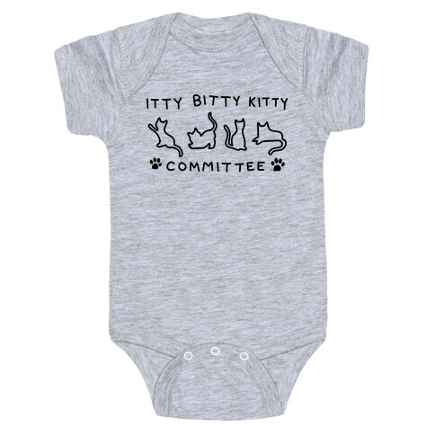 Itty Bitty Kitty Committee Baby One-Piece