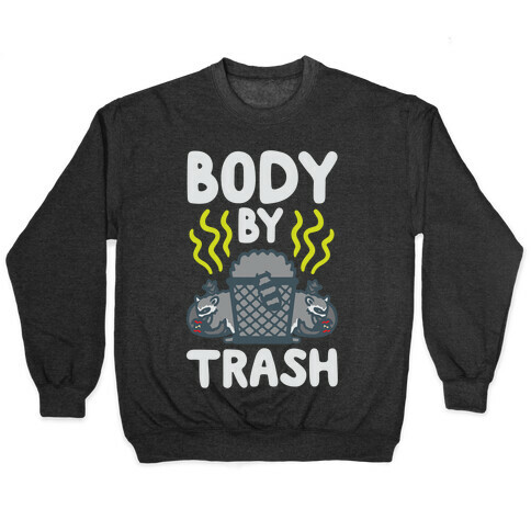 Body By Trash White Print Pullover