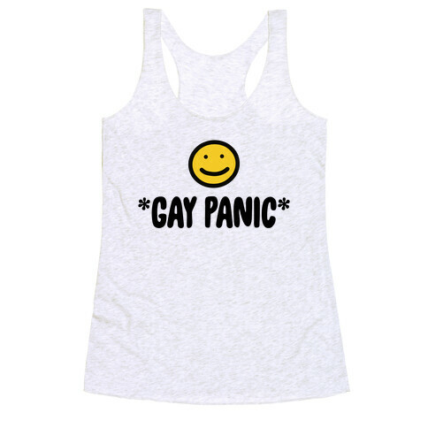 *Gay Panic* Racerback Tank Top
