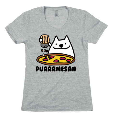 Purrrmesan Womens T-Shirt
