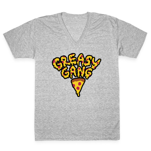 Greasy Gang V-Neck Tee Shirt