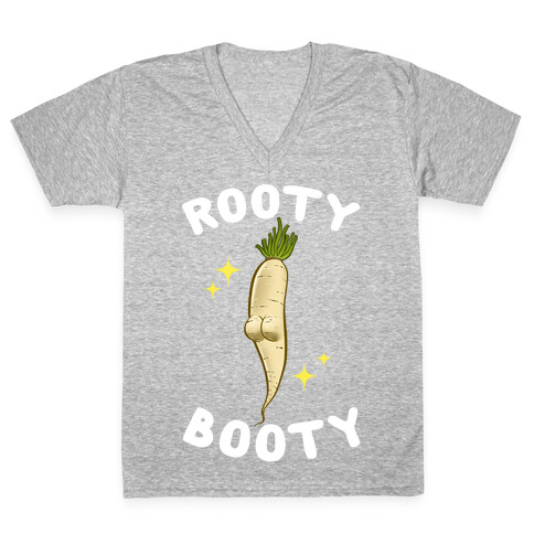 Rooty Booty V-Neck Tee Shirt