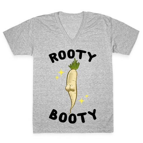 Rooty Booty V-Neck Tee Shirt