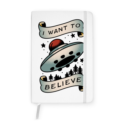 I Want to Believe (Old School Tattoo) Notebook