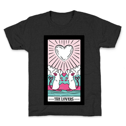 The Rat Lovers Tarot White Print Kids T-Shirt