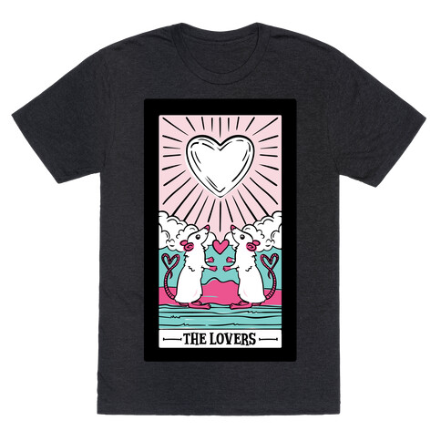 The Rat Lovers Tarot White Print T-Shirt