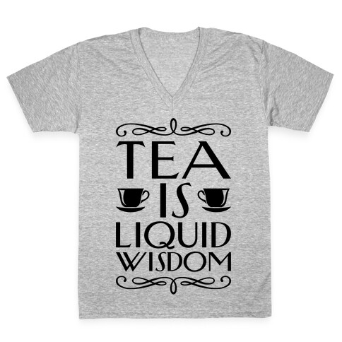 Liquid Wisdom V-Neck Tee Shirt