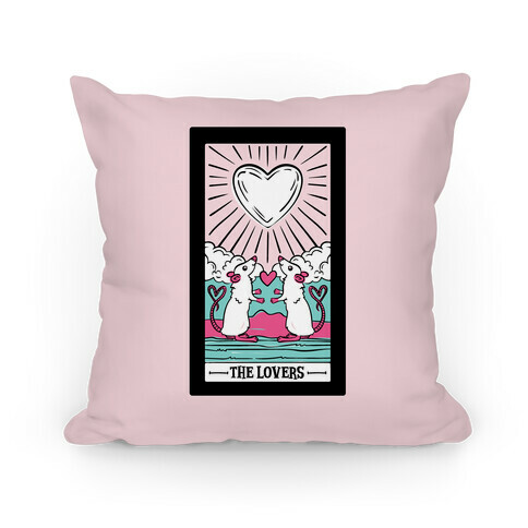 The Rat Lovers Tarot Pillow