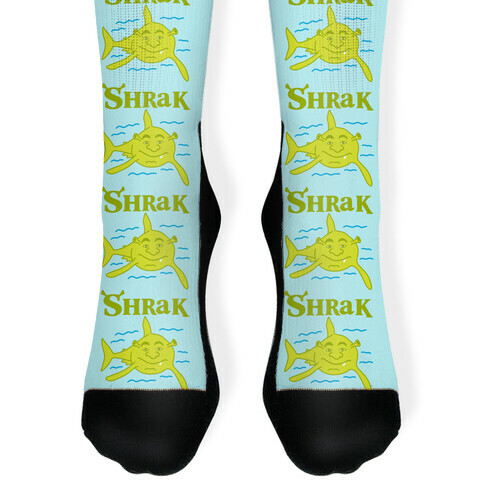 Shrak Shrek The Shark Sock