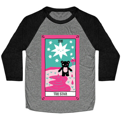 Creepy Cute Tarots: The Star Baseball Tee