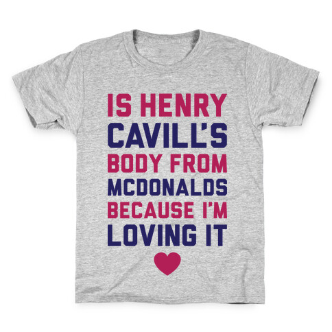 Henry Cavill's Body Kids T-Shirt