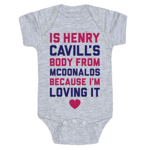 Henry Cavill's Body Baby One-Piece