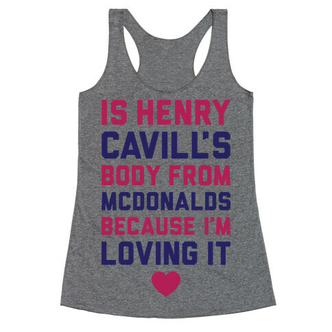 Henry Cavill's Body Racerback Tank Top