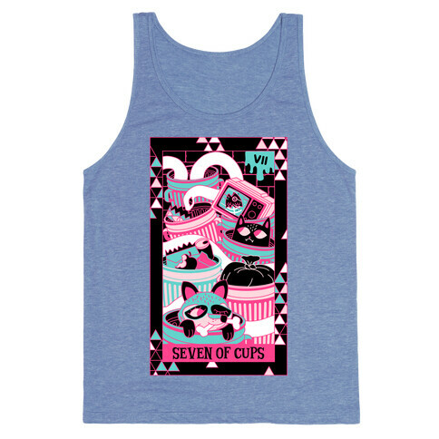 Creepy Cute Tarots: Seven Of Cups Tank Top