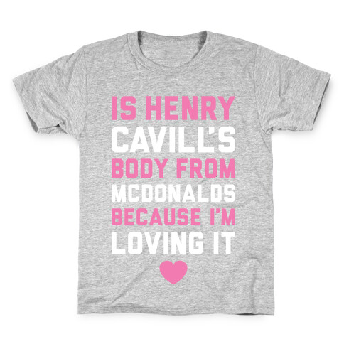 Henry Cavill's Body Kids T-Shirt