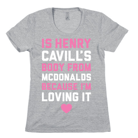 Henry Cavill's Body Womens T-Shirt