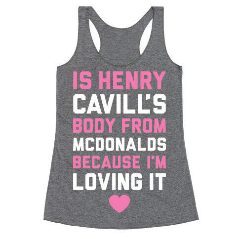 Henry Cavill's Body Racerback Tank Top