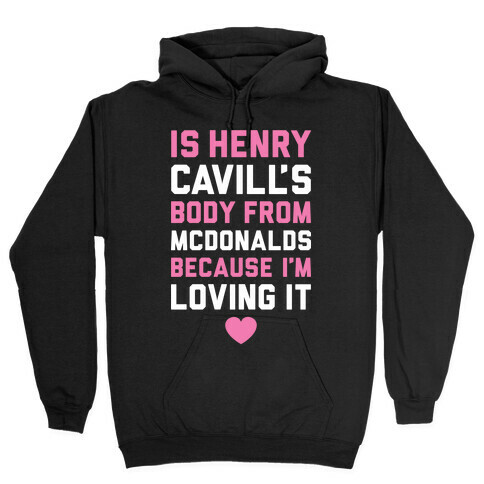 Henry Cavill's Body Hooded Sweatshirt
