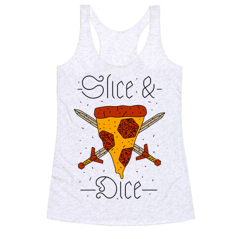 Slice & Dice  Racerback Tank Top