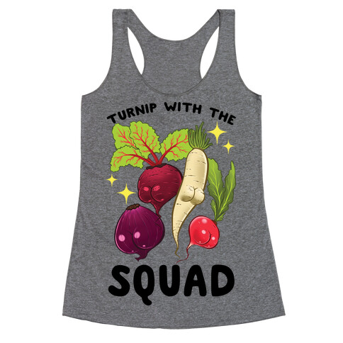 Turnip With The Squad Racerback Tank Top